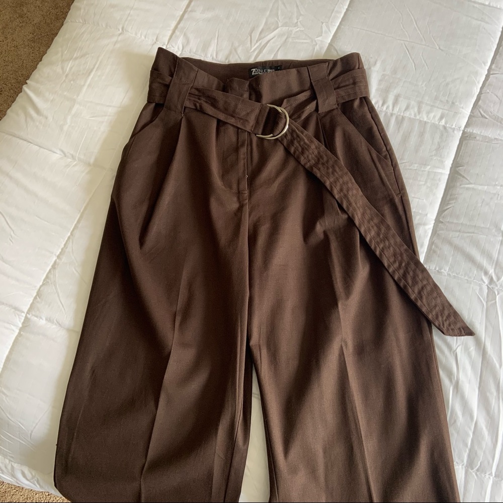 Brown Flare Pants